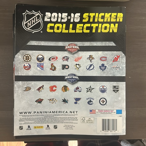 2015-2016 NHL Sticker Book Collection NEW Unused - Picture 2 of 3